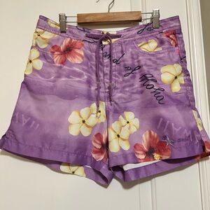 🌸🌺Vintage Aloha 90s Body Glove Floral Swim Bermudas BoardShorts 🌸🌺